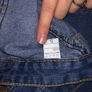 Button-up Jean Skirt